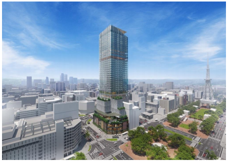 複合商業施設の完成イメージ（J.フロントリテイリング発表資料より）