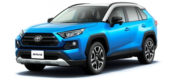 マイナーチェンジを受けたトヨタ・RAV4（画像：トヨタ自動車発表資料より）