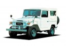 Photo:40系ランドクルーザー 1960年~1984年の24年間生産された(画像: トヨタ自動車の発表資料より) Photo:40系ランドクルーザー 1960年~1984年の24年間生産された(画像: トヨタ自動車の発表資料より)