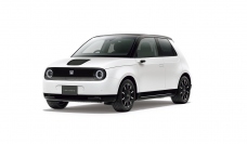「Honda e」（プラチナホワイト・パール）（画像: 本田技研工業の発表資料より）