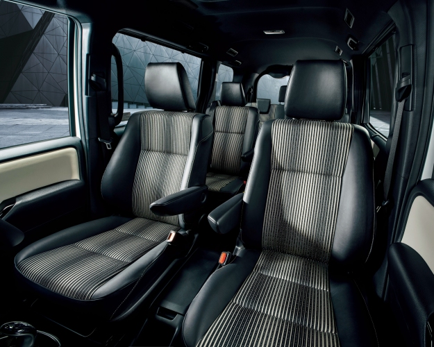 Si“W×B（ダブルバイビー）III“専用シート表皮（合成皮革＋ファブリック＆ホワイトステッチ／消臭機能付）