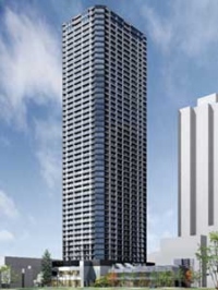 月島三丁目南地区再開発の完成イメージ（画像: 東京都の発表資料より）