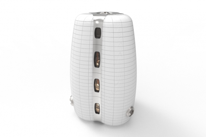 ムーンビレッジの外観イメージ。 (c) SOM