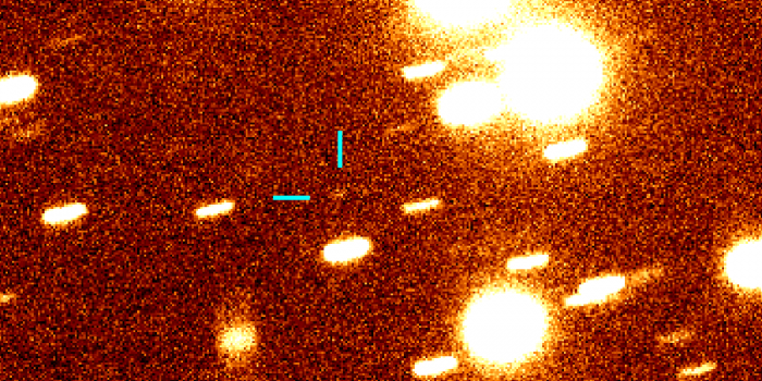 すばる望遠鏡が撮影した小惑星「1998 KY26」 （c） 国立天文台