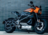 2021年春に発売の電動バイク「Harley-Davidson Live Wire」（ハーレーダビッドソン広報資料より）
