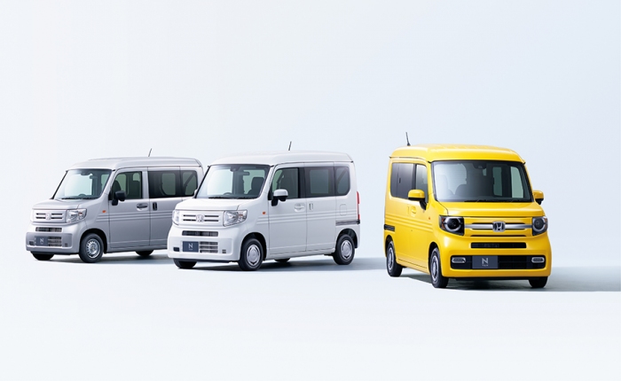 マイナーチェンジを受けたホンダ・N-VAN（画像:本田技研工業の発表資料より）