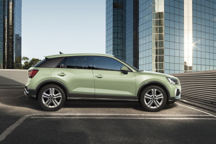 Audi Q2。画像は欧州仕様（画像: アウディ・ジャパンの発表資料より）