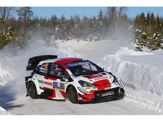 2021 WRC第2戦ラリー・フィンランドでチームトヨタのカッレ・ロバンペラ/ヨンネ・ハルットゥネン組・ヤリスWRC 69号車(写真)が総合2位となった