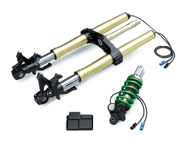 KECS（カワサキエレクトロニックコントロールサスペンション）（画像: カワサキモータースジャパン発表資料より）