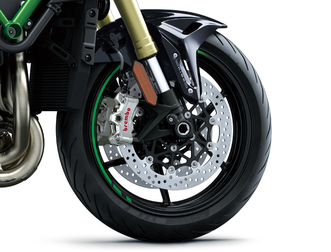 ブレンボ製Stylemaモノブロックキャリパー（画像: カワサキモータースジャパン発表資料より）