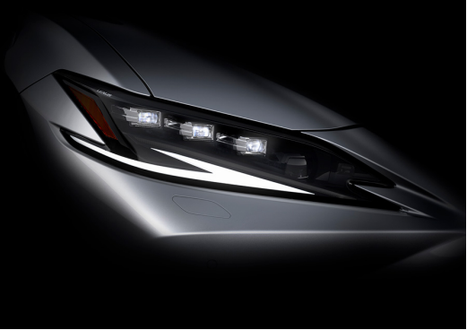 上海モーターショーを前に公開された新型ESの一部デザイン（画像：トヨタ自動車株式会社発表資料より）