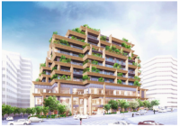 代官山町プロジェクトの完成イメージ（東急不動産発表資料より）