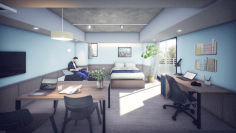 リレントレジデンス渋谷　ワークルームのイメージ（画像：東急の発表資料より）