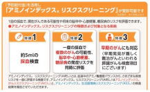 アミノインデックスリスクスクリーニングのサービスイメージ（画像：味の素の発表資料より）