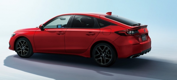 新型シビック リヤ（画像: 本田技研工業の発表資料より）