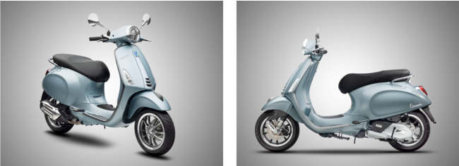 Vespa Primavera S 150 デリカートグレー（画像: ピアッジオグループジャパンの発表資料）