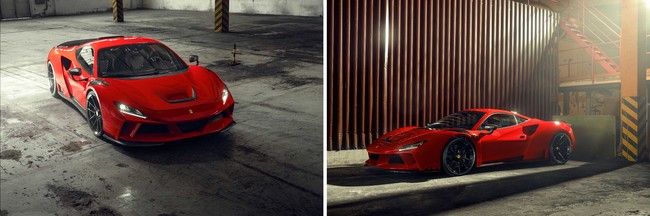 NOVITEC F8Tributo N-LARGO 限定版カーボンワイドバージョン（スーパースポーツコレクションの発表資料より）