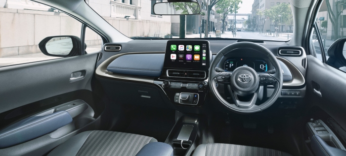 新型アクア インテリア（画像: トヨタ自動車の発表資料より）