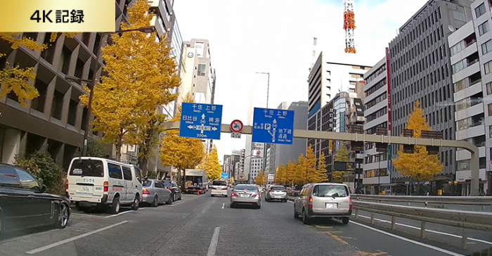 4K記録映像（画像: ユピテルの発表資料より）