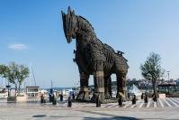 トルコ・チャナッカレにあるトロイの木馬像。©zheleva/123RF.COM