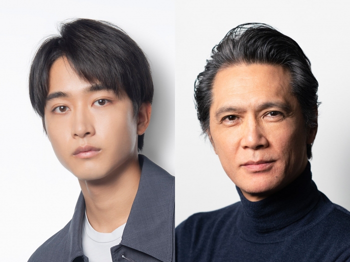 ぶつかり合う父子に扮する佐藤寛太（左）と加藤雅也©2021『軍艦少年』製作委員会