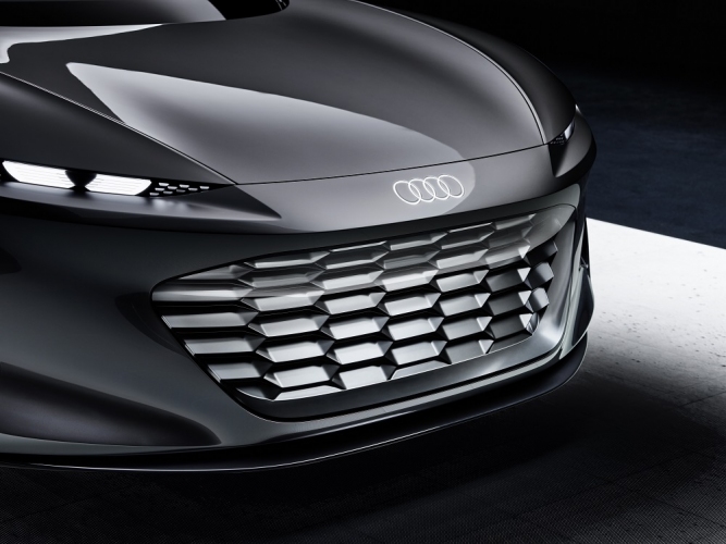 Audi grandsphere concept フロント：発表資料より