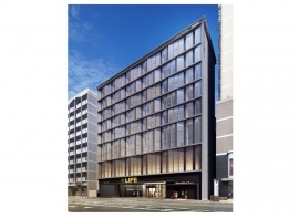 JR西日本不動産開発ヤサカビルの開業イメージ(彌榮自動車発表資料より) JR西日本不動産開発ヤサカビルの開業イメージ(彌榮自動車発表資料より)