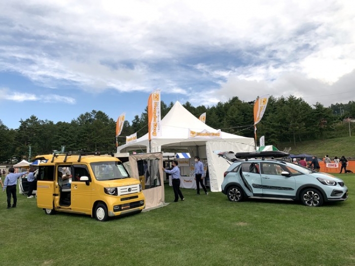 2020年出展ブース（画像: ホンダアクセスの発表資料より）