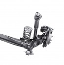 トーションビーム式リアサスペンション（画像: トヨタ自動車の発表資料より）