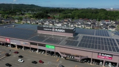 ホームセンタームサシ名取店に設置した太陽光発電システム（画像：東京電力ベンチャーズらの発表資料より）