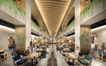 大型フードホールのイメージ（両備ホールディングス発表資料より）