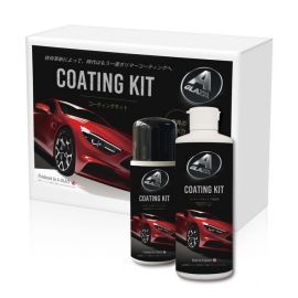 次世代ポリマーコーティング「Aグレーズ コーティングキット 」（画像：ファインピース発表資料より）