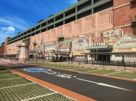 整備が進むセブンパーク天美(セブン&アイ・ホールディングス発表資料より) 整備が進むセブンパーク天美(セブン&アイ・ホールディングス発表資料より)