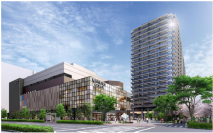 KAMEIDO CLOCKの完成イメージ（野村不動産ホールディングス発表資料より）