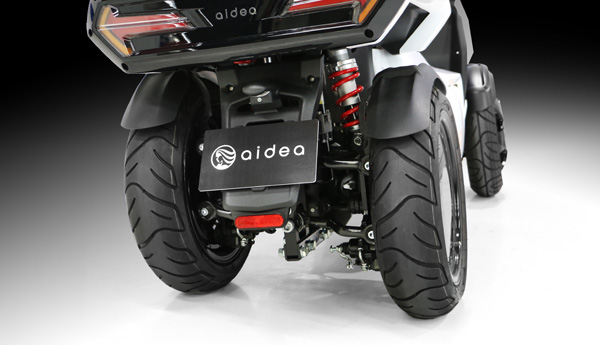 左右独立懸架サスペンション（aideaの発表資料より）