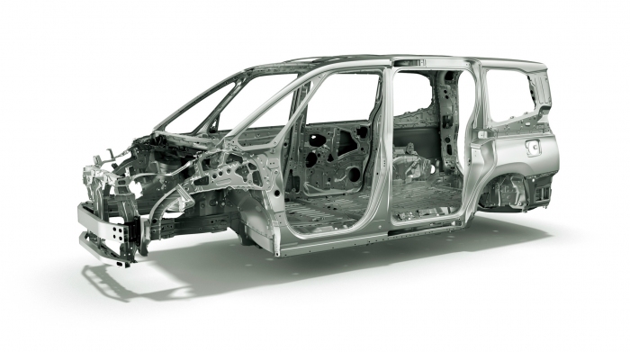 高剛性ボディ：発表資料より