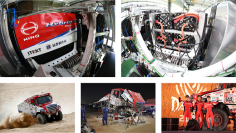 ダカール・ラリー2022に参戦した日野チームスガワラ（画像：ジェイテクト発表資料より）