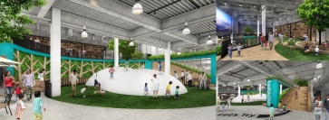 アソブルのオープンイメージ（イオンモール発表資料より）