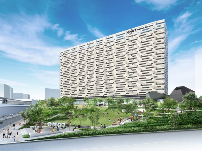 OMO7大阪の外観イメージ（画像：星野リゾートの発表資料より）