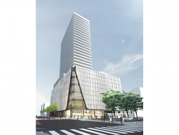 モユク・サッポロの完成イメージ（南2西3南西地区市街地再開発組合発表資料より）