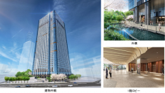赤坂トラストタワーの完成イメージ（森トラスト発表資料より）
