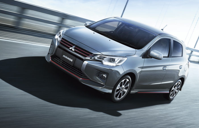 ミラージュ（画像: 三菱自動車工業の発表資料より）