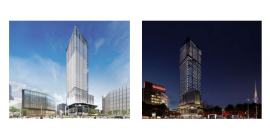 錦三丁目計画の外観イメージ(三菱地所など発表資料より) 錦三丁目計画の外観イメージ(三菱地所など発表資料より)