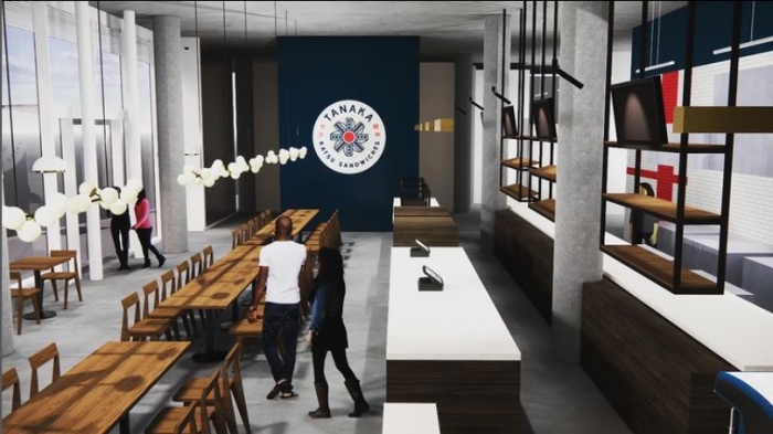 店舗のデザインイメージ（画像：串カツ田中ホールディングスの発表資料より）