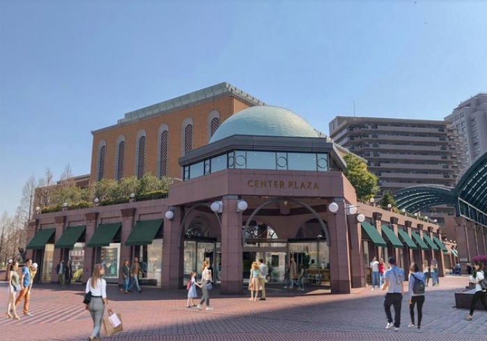 センタープラザのエントランスイメージ（サッポロ不動産開発発表資料より）