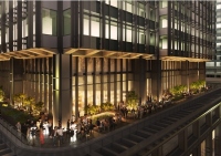 テラス席の全面改修を行なう丸の内ハウス7階飲食店ゾーンの「丸の内ハウス」イメージ。（画像: 三菱地所プロパティマネジメントの発表資料より）