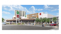 ゆめテラス祇園の完成イメージ（イズミ発表資料より）