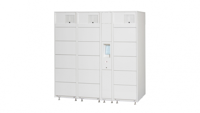 受け取り用冷凍・冷蔵ロッカー（画像: パナソニック産機システムズの発表資料より）