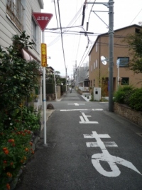 Photo:片方が一旦停止の交差路でも「停車せずに飛び出す車」はいる　©sawahajime