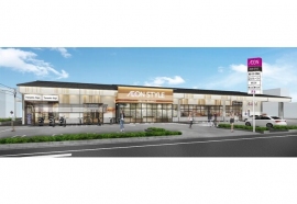 イオンスタイル西ノ京小町の開業イメージ(イオンリテール発表資料より) イオンスタイル西ノ京小町の開業イメージ(イオンリテール発表資料より)
